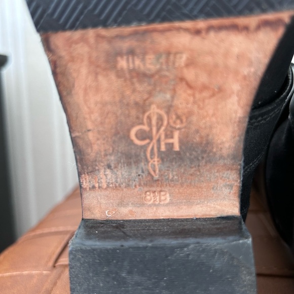 Cole Haan Nike Air Whitley Bukle Boots Moto Women’s Size 8.5 Knee High Black - Picture 11 of 11